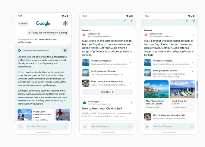 Google generative AI tools