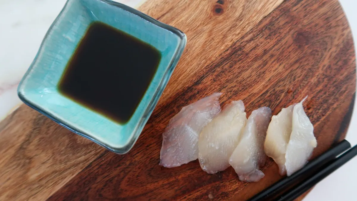 A fermented fish analog made by Aqua Cultured Foods