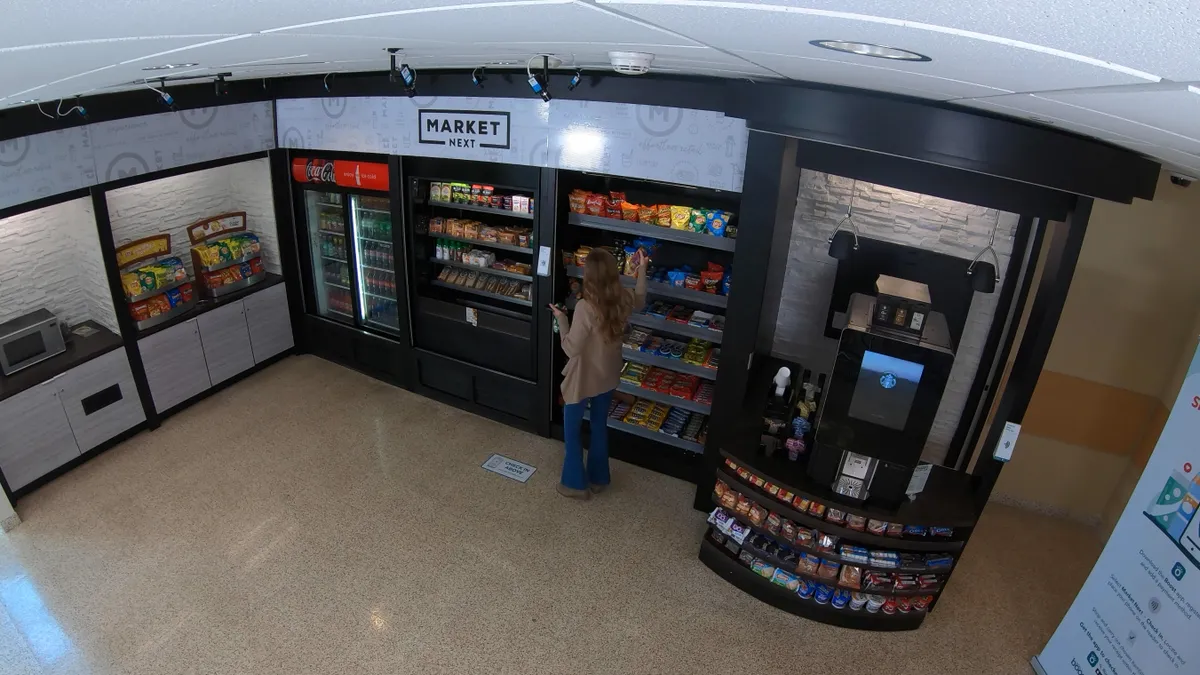 Automated "Market Next" convenience store at the University of Houston