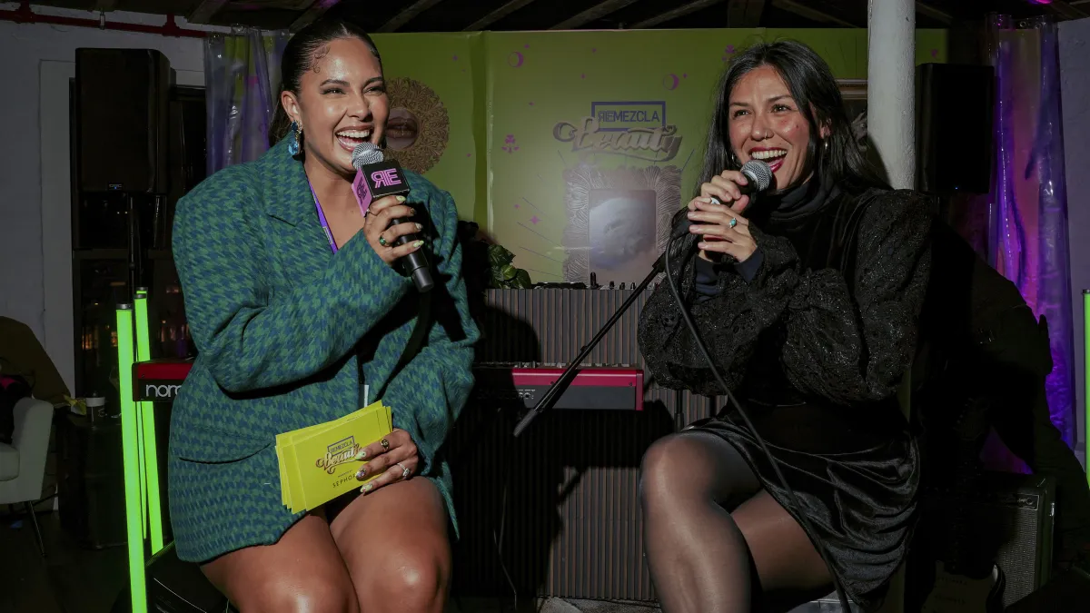 Thatiana Díaz and Musiana at a Remezcla event