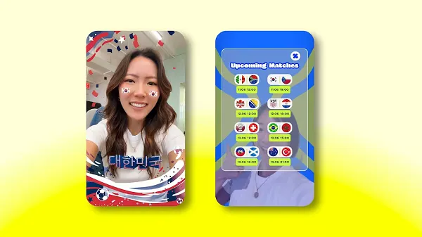 Snapchat World Cup Lenses