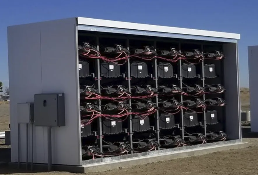 B2U Storage Solutions 12 MWh storage facility in Santa Barbara County, California, using repurposed EV batteries from Honda