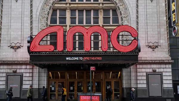 AMC Theatre in New York City on March 17, 2020