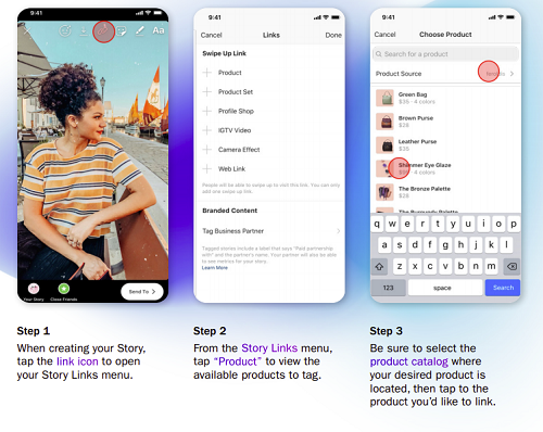 Instagram shopping guides