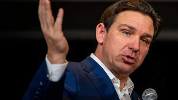 Close-up of Ron DeSantis