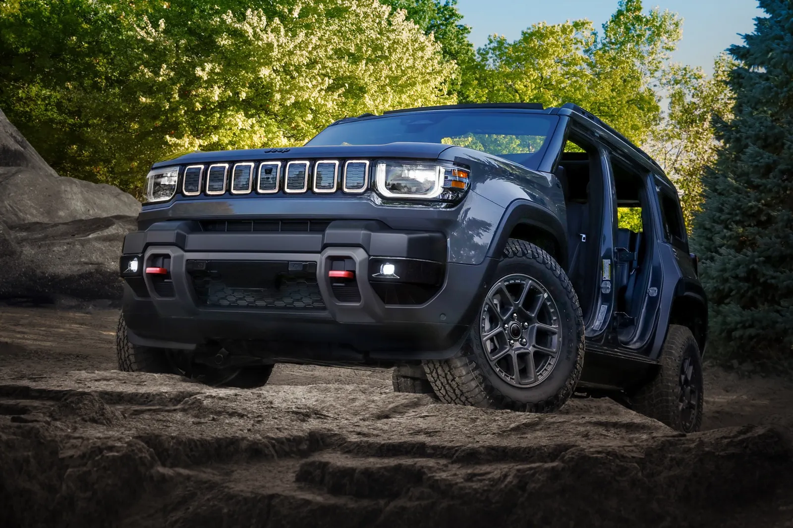 Jeep Recon EV on the trail