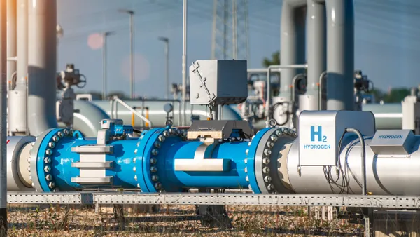 Hydrogen renewable energy production pipeline.