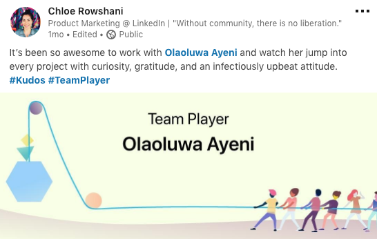 LinkedIn Adds new 'Kudos' Feature to Acknowledge the Contributions of Connections | Social Media Today