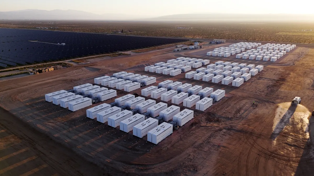 Tesla megapack batteries