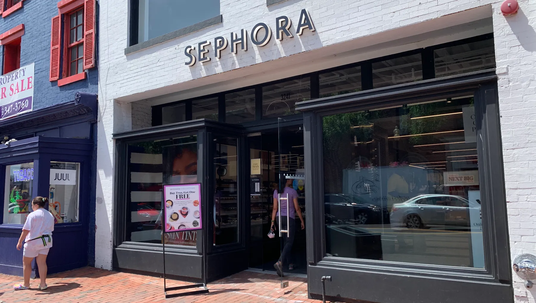 A Sephora storefront in Georgetown