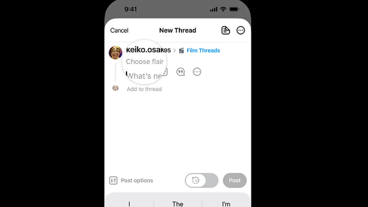 Threads community flair