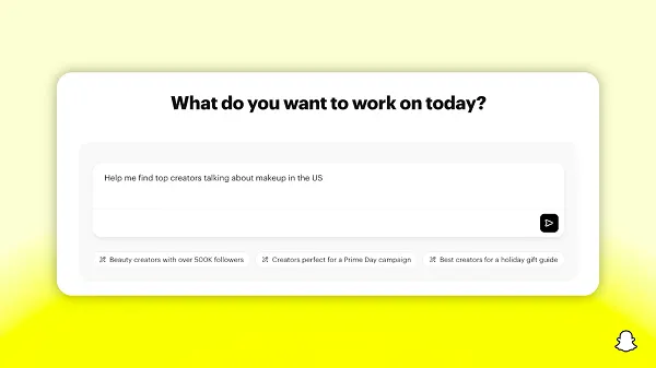 Snapchat Creator Marketplace