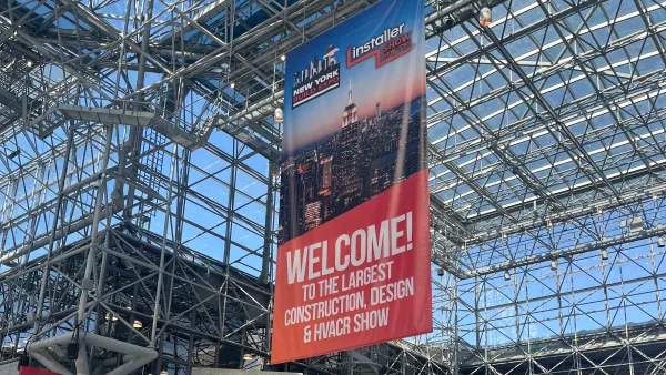 Attendees meet at the Javits Center for the New York Build Expo
