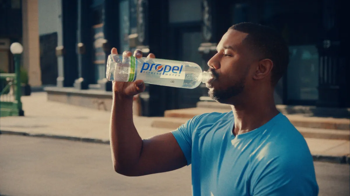 Michael B. Jordan in an ad for Propel