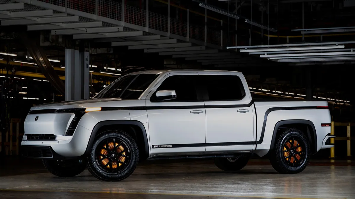 The Lordstown Motors Endurance electric pickup.