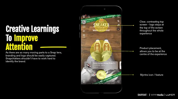 Snapchat audience attention report