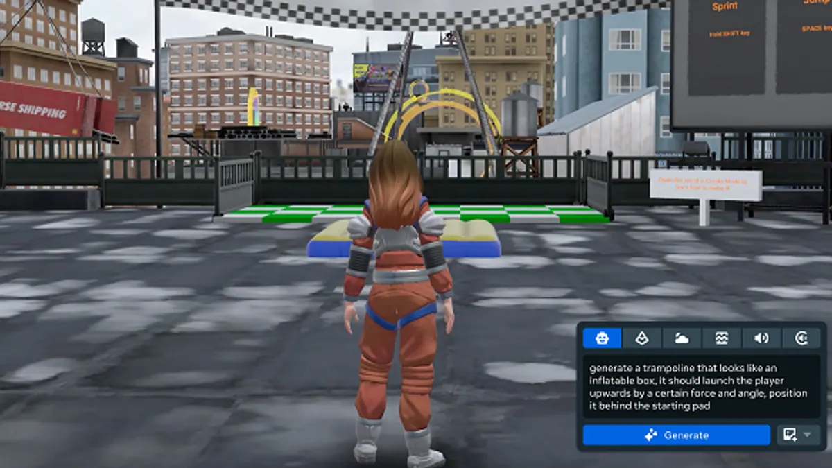 Meta Horizon Worlds editor