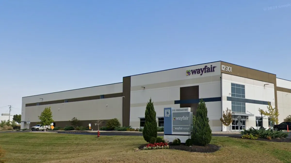 Wayfair's Florence, Kentucky, returns center and outlet store.