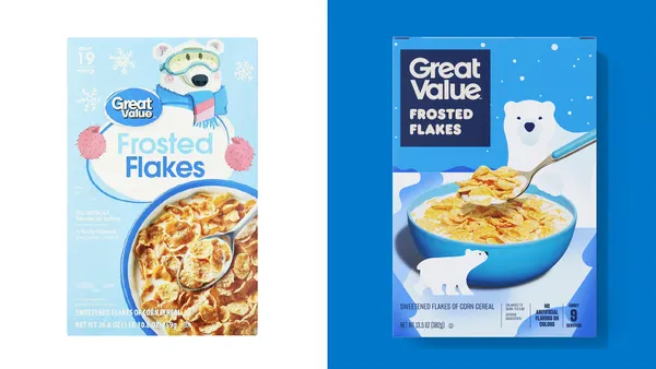 Images boxes of cereal.