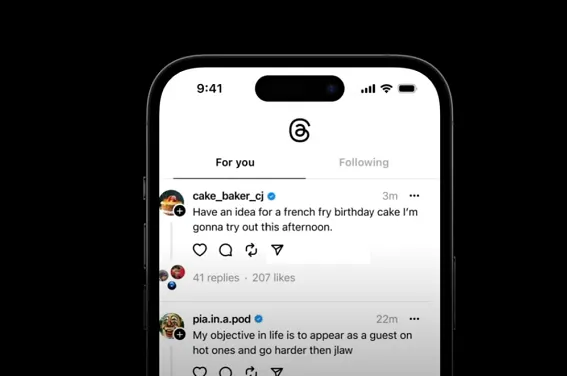 Threads Following Feed