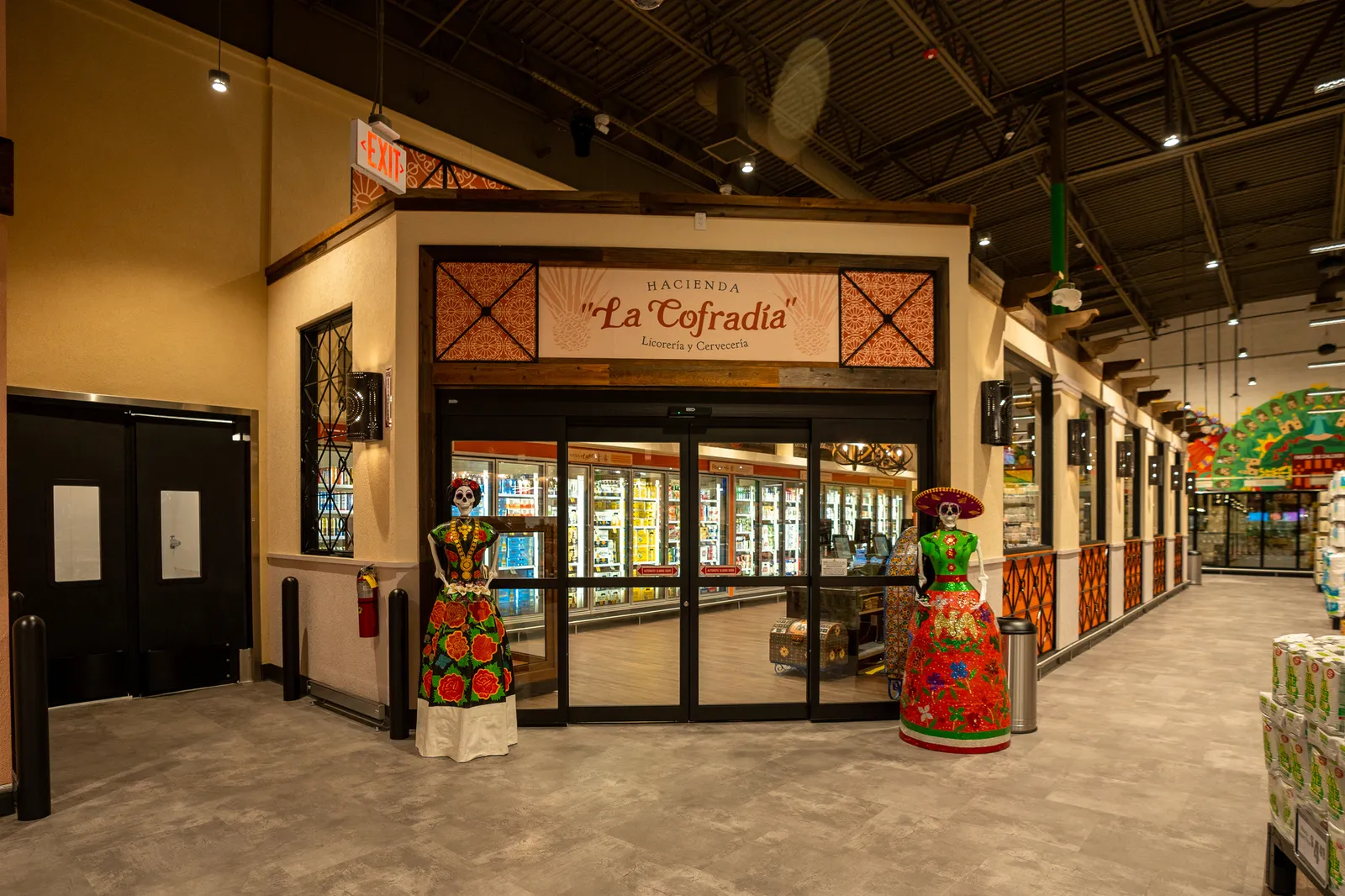 Interior of a grocery store