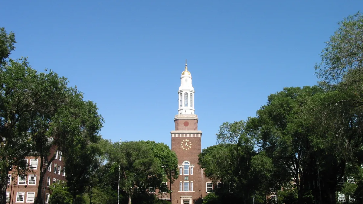 The campus library at Brooklyn College