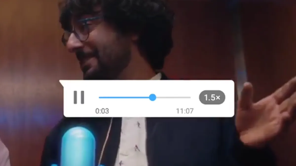 WhatsApp voice messages