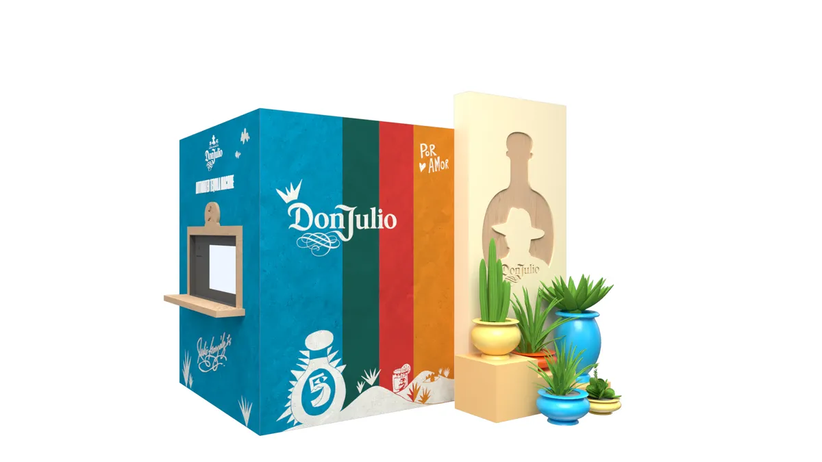 A Don Julio "Automated Tequila Machine."