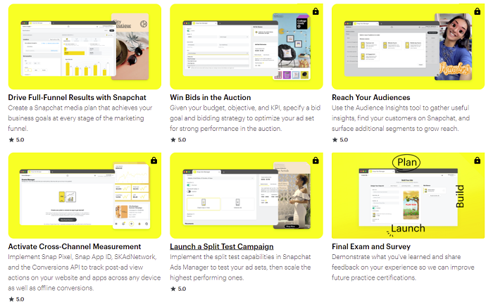Snap Focus courses