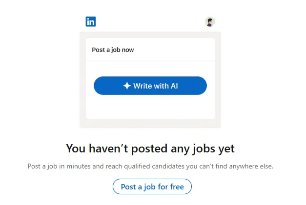 LinkedIn AI job ads