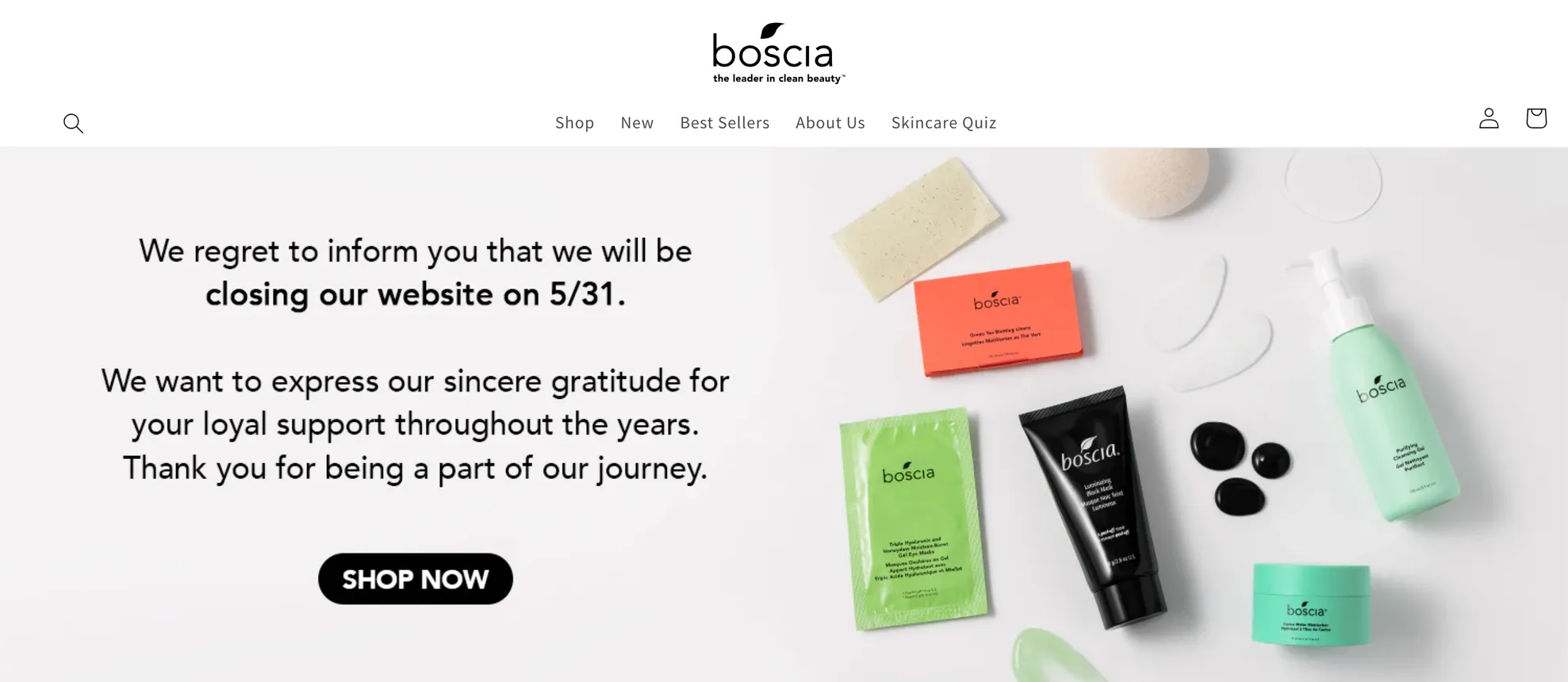 Boscia&#x27;s website