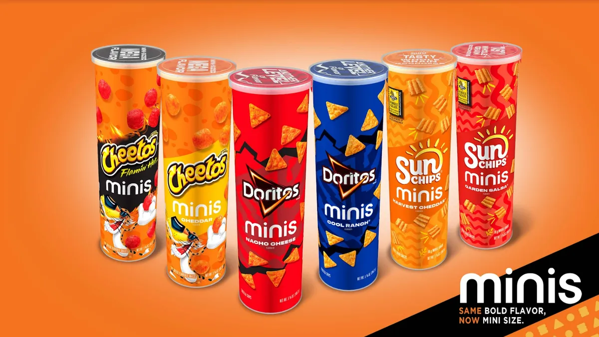 PepsiCo, Frito-Lay, minis, doritos, cheetos, sun chips