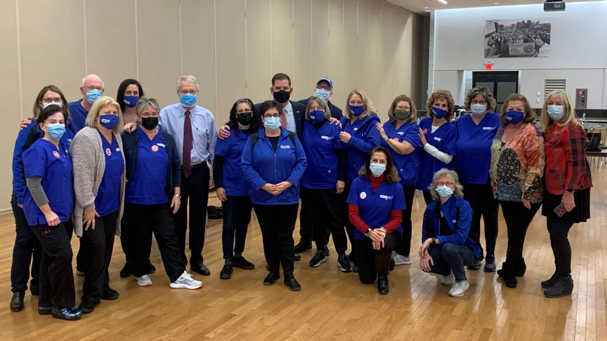 Striking nurses finally reached an agreement with Tenet's St. Vincent Hospital at a final in-person session mediated by U.S. Secretary of Labor Marty Walsh.