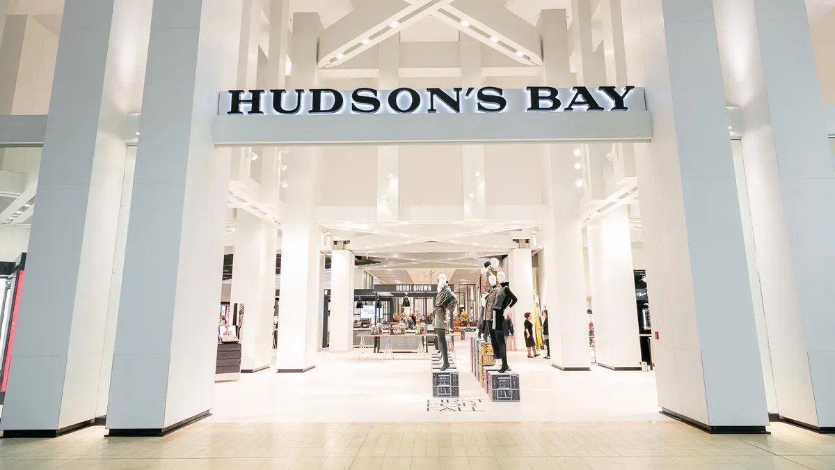 Storefront of Hudson's Bay.