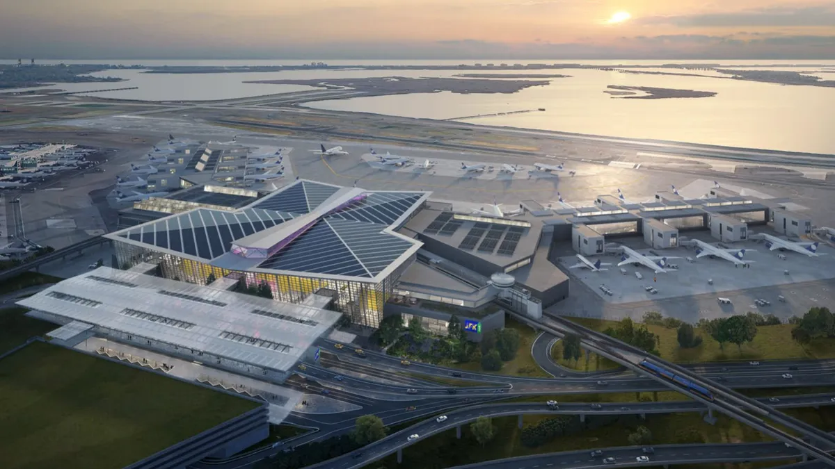 A rendering of New Terminal One being built at the John F. Kennedy International Airport in New York.