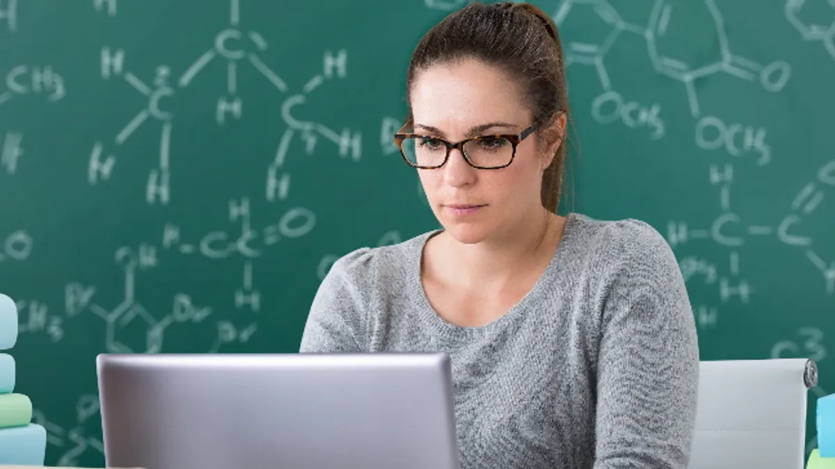 Woman on laptop