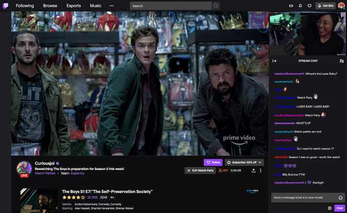 Twitch Watch Party
