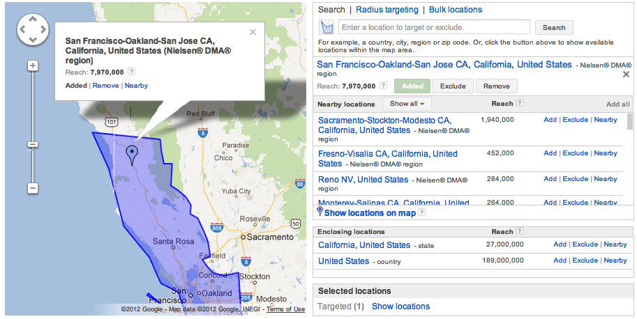 Nielsen DMA targeting