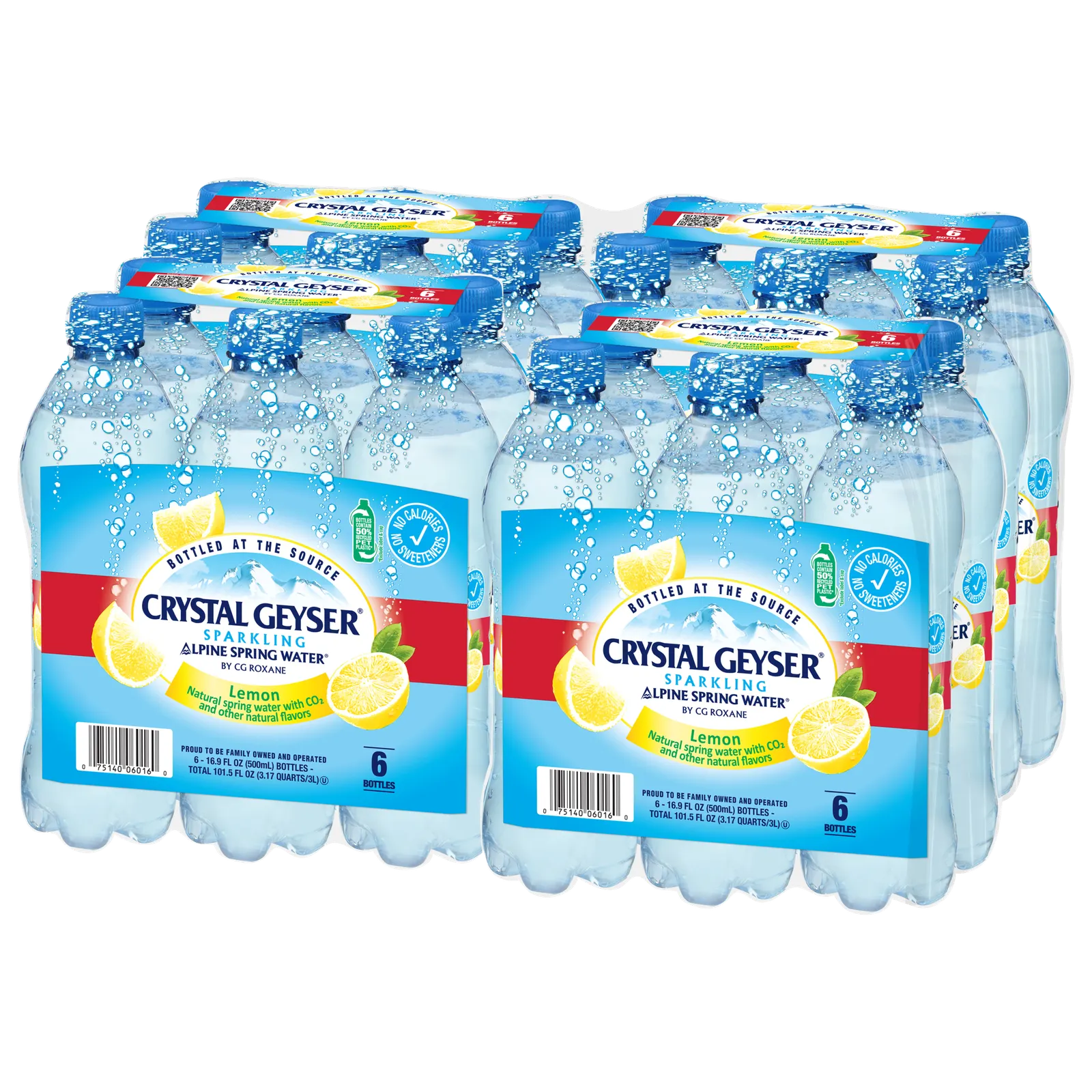 Pack of Crystal Geyser sparkling water