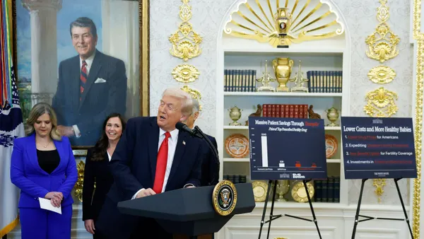 Trump makes IVF fertility plan announcement from Oval Office