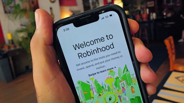 Robinhood Markets Inc. app is shown on a cell phone on June 06, 2024 in Chicago, Illinois.
