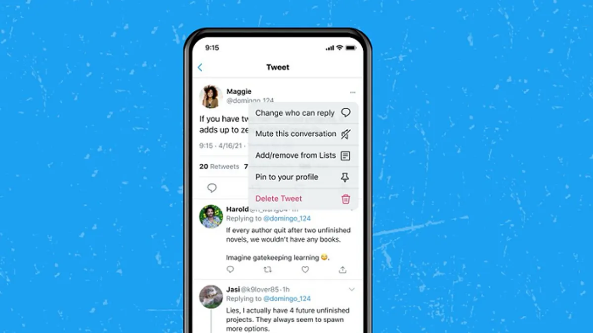 Twitter reply controls