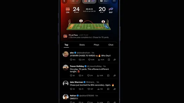 X NFL gametime