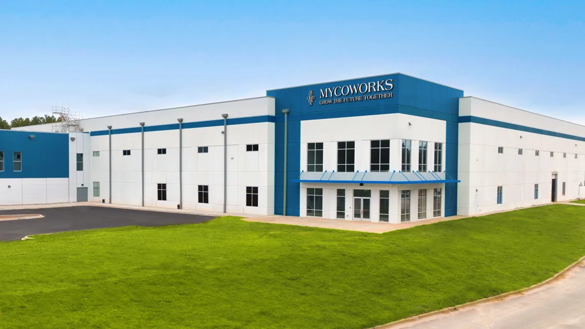 Visual of the MycoWorks facility in SC