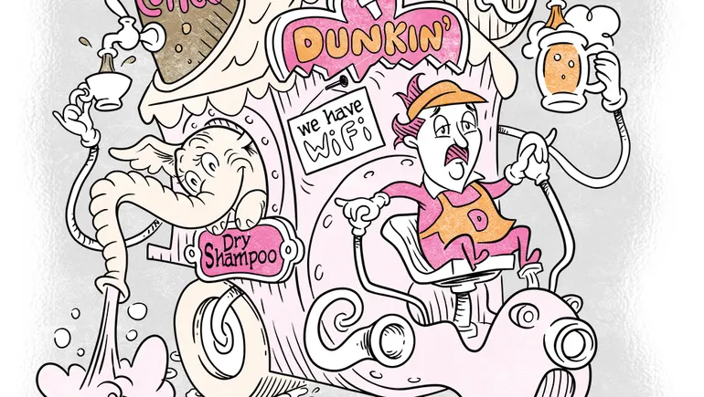 Comic Dive: Dunkin' Goes Nuts | Restaurant Dive