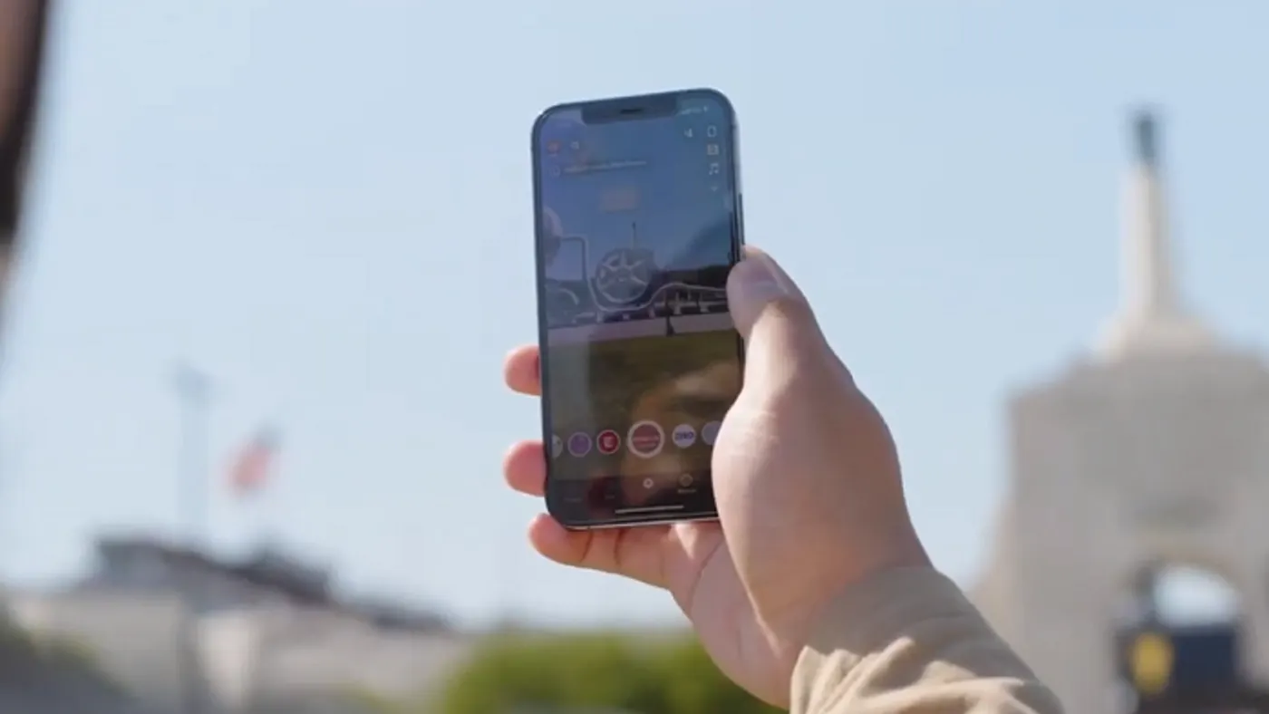 Snapchat AR monuments