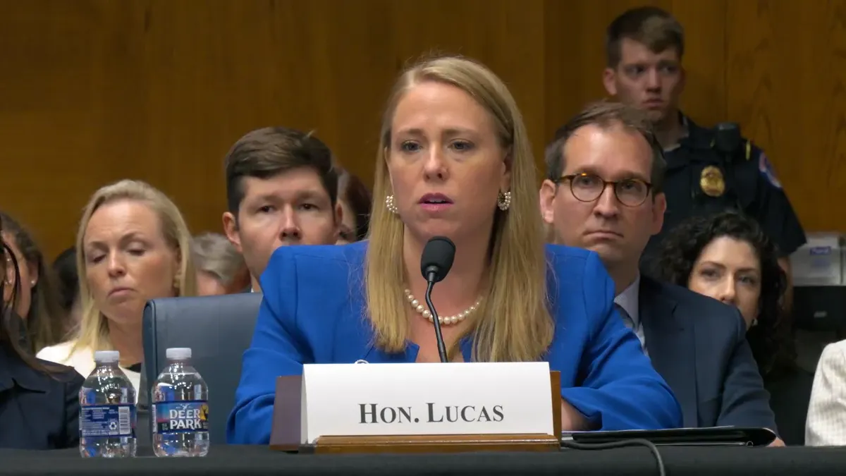 Andrea Lucas of EEOC speaks to Congress in confirmation hearing