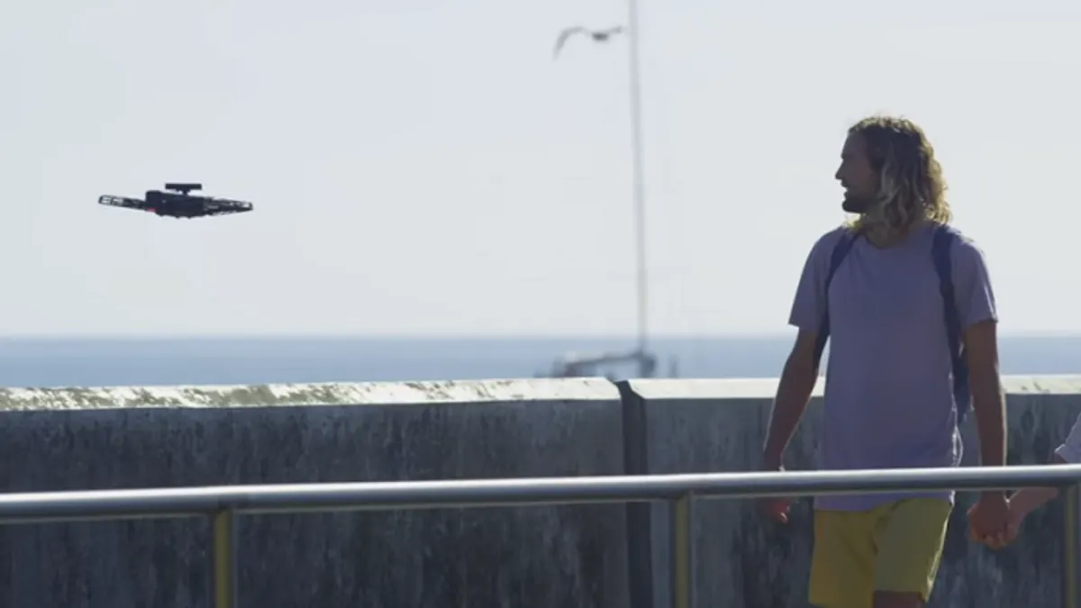 Snap drone