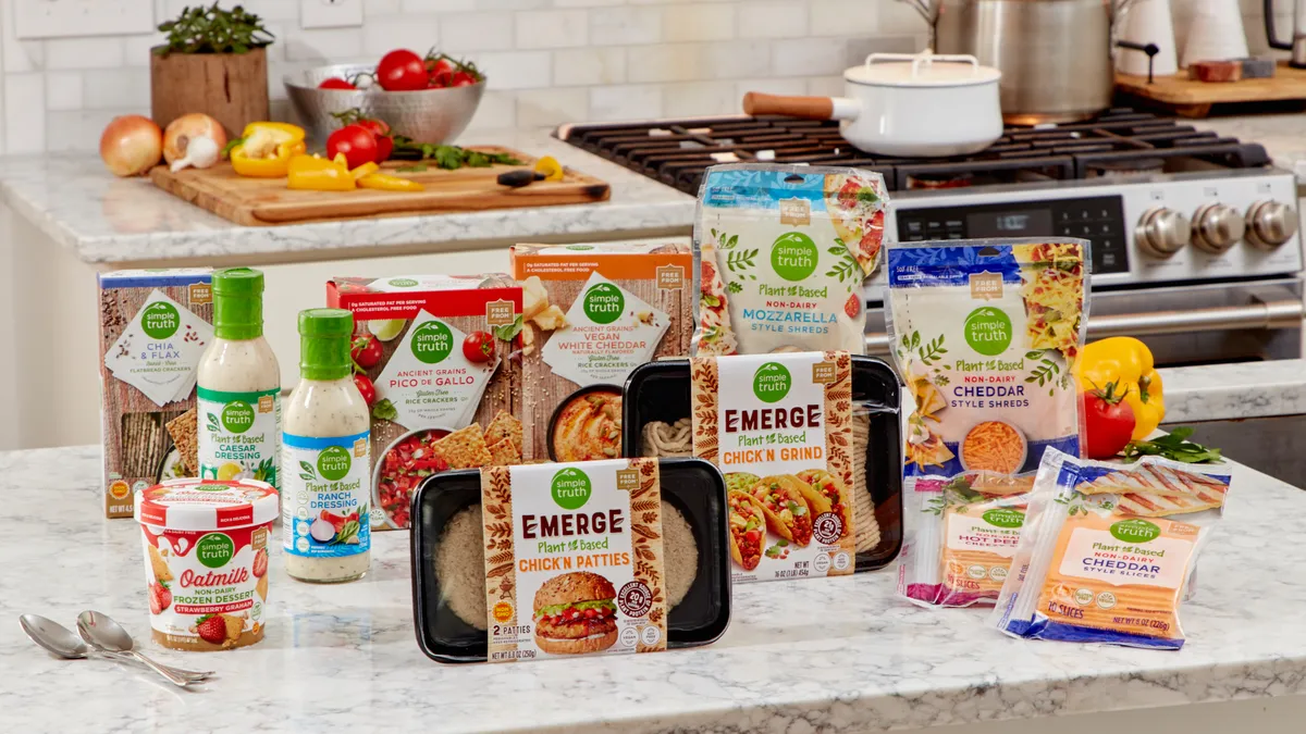 Kroger's expanded offerings in its plant-based Simple Truth collection