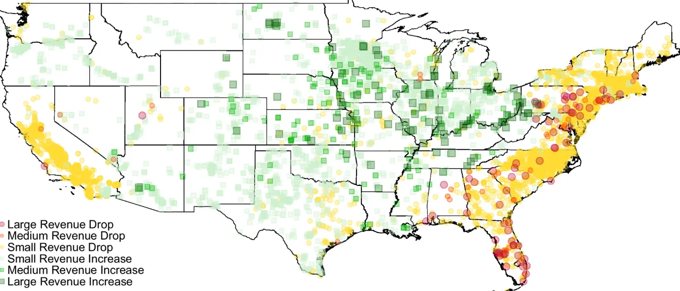 mapa de estados unidos